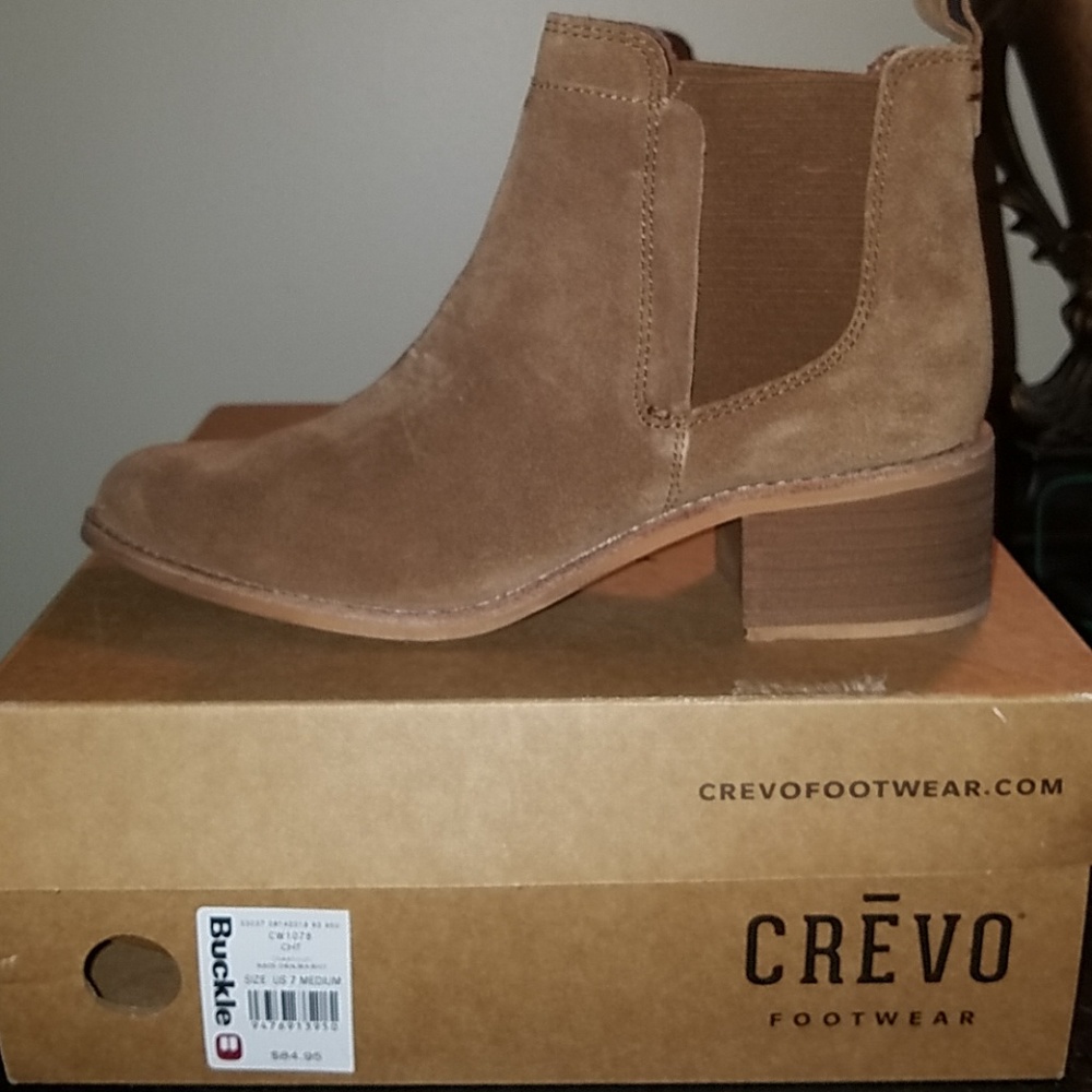Crevo Suede Chelsea Bootie
